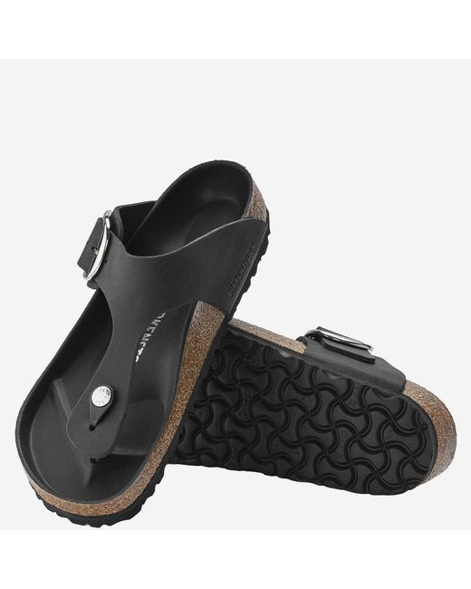 Birkenstock Brown Mules Gizeh Big Buckle