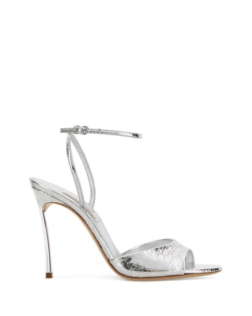 Casadei White Sandalo Superblade Jolly