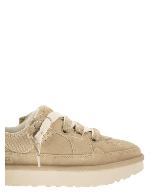Ugg Natural Lo Lowmel Suede Trainers