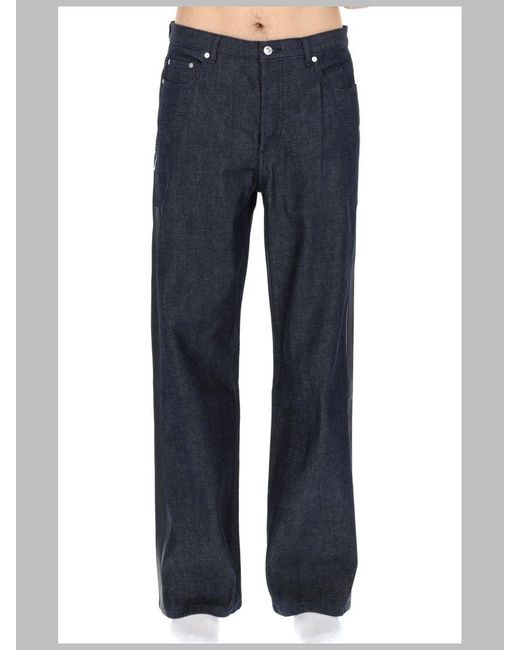 A.P.C. Blue A. P.C. High-Rise Jeans