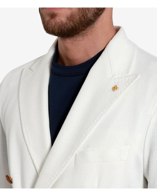 Tagliatore Jassen Crème in het White