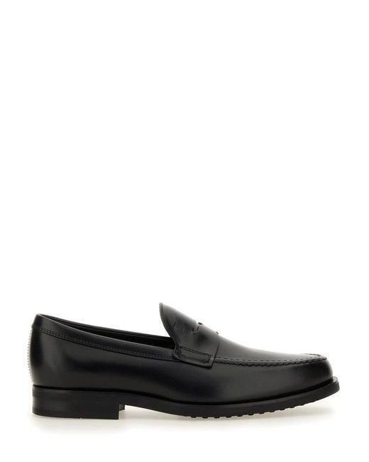 Tod's Black Mocassino