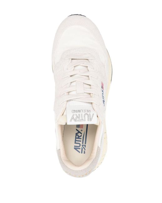 Autry White Reelwind Low Sneakers
