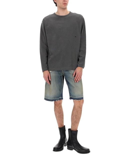 sunflower Blue Cotton Shorts For for men