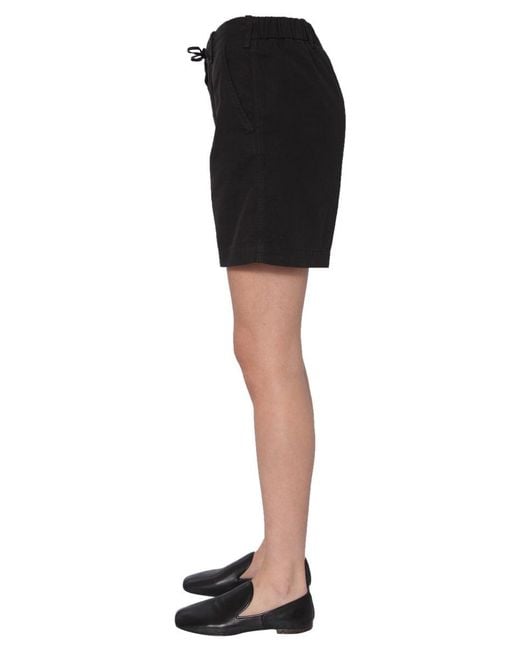 Aspesi Black Solid Shorts