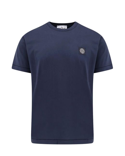 T Camicie E Polos Blu Blu di Stone Island in Blue da Uomo