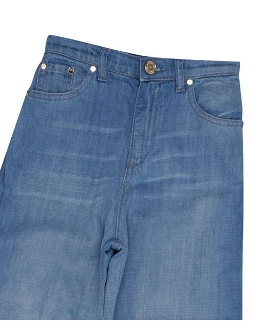 Elisabetta Franchi Blue Trousers