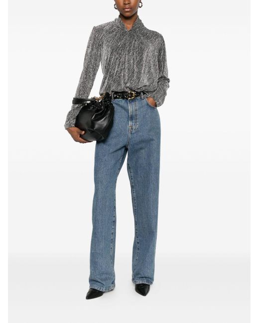 IRO Gray Relaxed Shirt