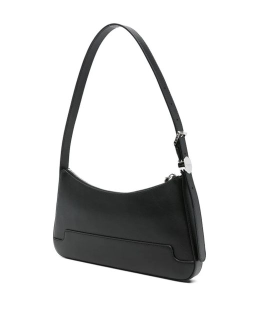 Marni Black Leather Shoulder Bag With Zip