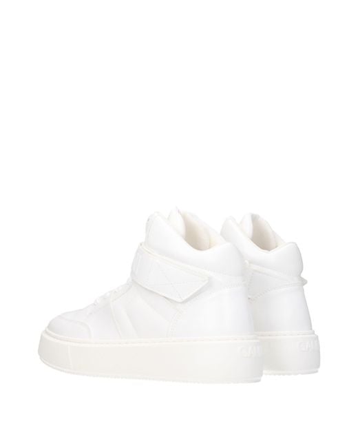 Ganni White Leather Sneakers