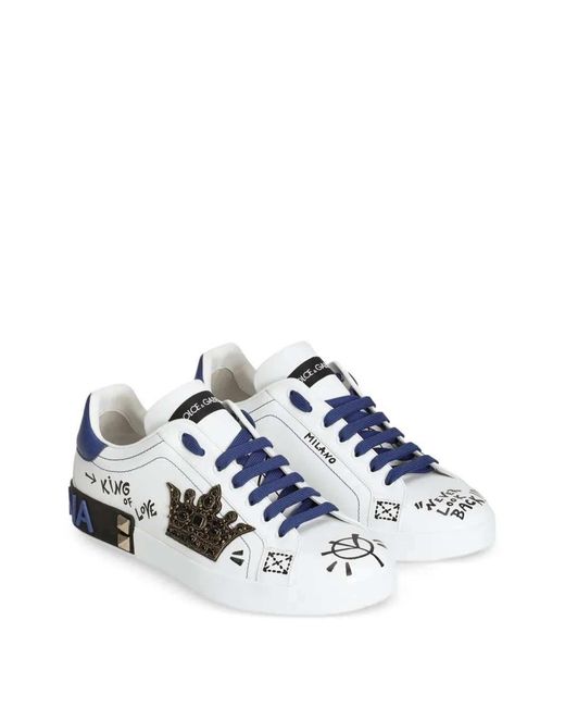 Dolce & Gabbana Multicolor Portofino Sneakers