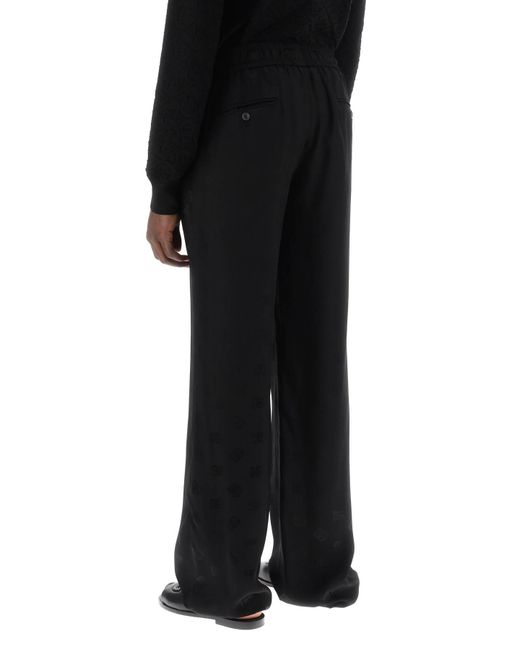 Dolce & Gabbana Dg Jacquard -broek in het Black voor heren