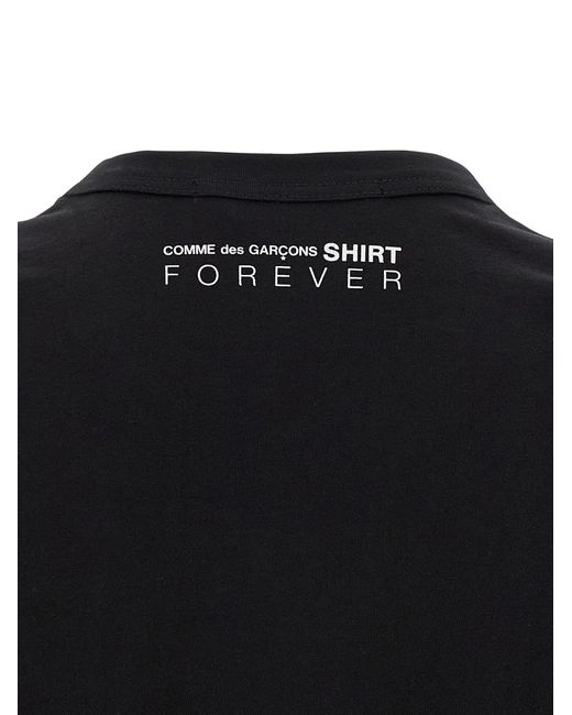 Comme des Garçons Comme Des Garcons -shirt 'forever' T -shirt in het Black