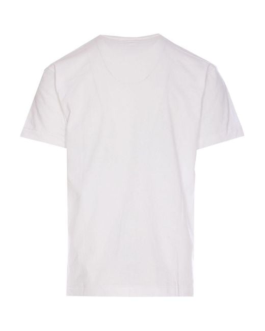 Comme des Garçons Pink Logo Cotton T-Shirt