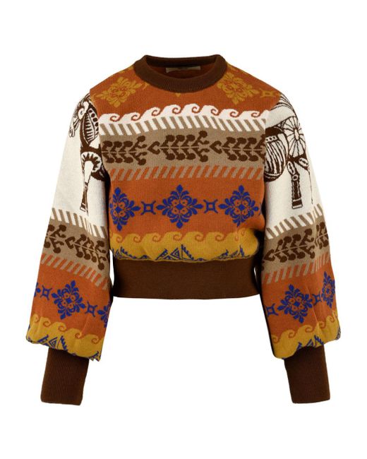 Pulls multipliés Akep en coloris Brown