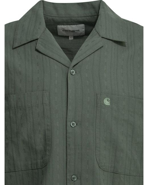 Carhartt Green "Gareth" Casual Shirt "Gareth" for men