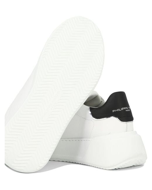 Philippe Model "tres Temple" Sneakers in het White