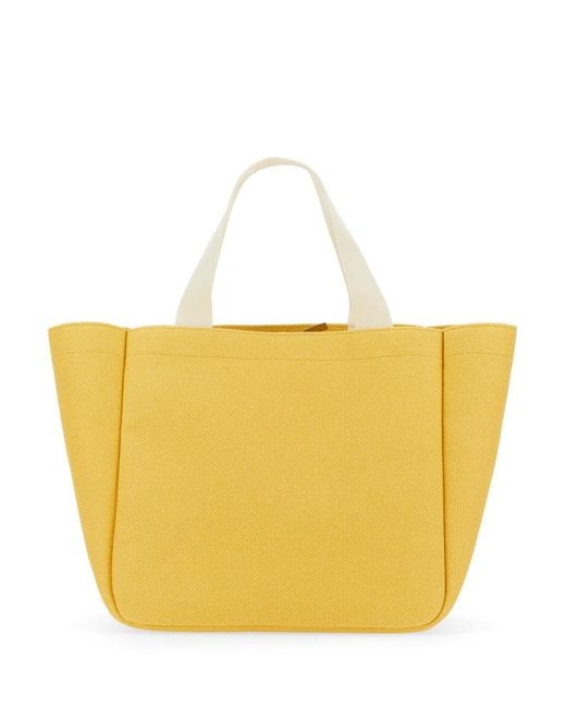 Borsa Jw Anderson Cabas di J.W. Anderson in Yellow da Uomo