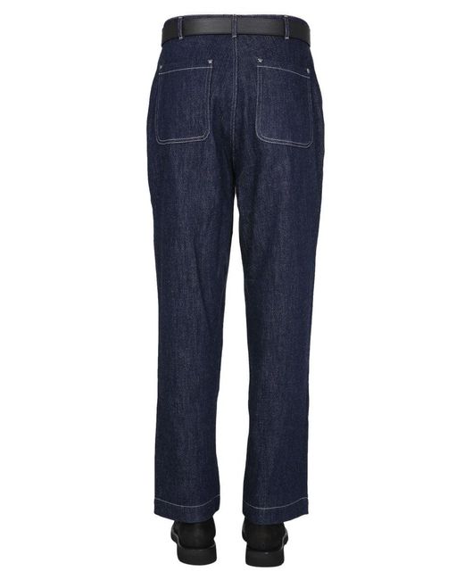 Nigel Cabourn Blue Factory Jeans for men