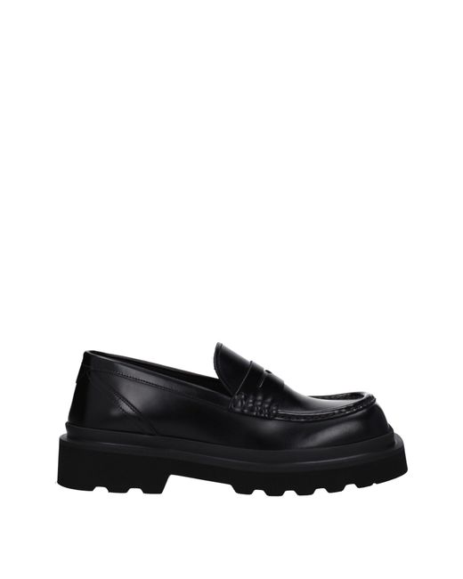 Dolce & Gabbana Mocassini Männer Haut schwarz in Black für Herren