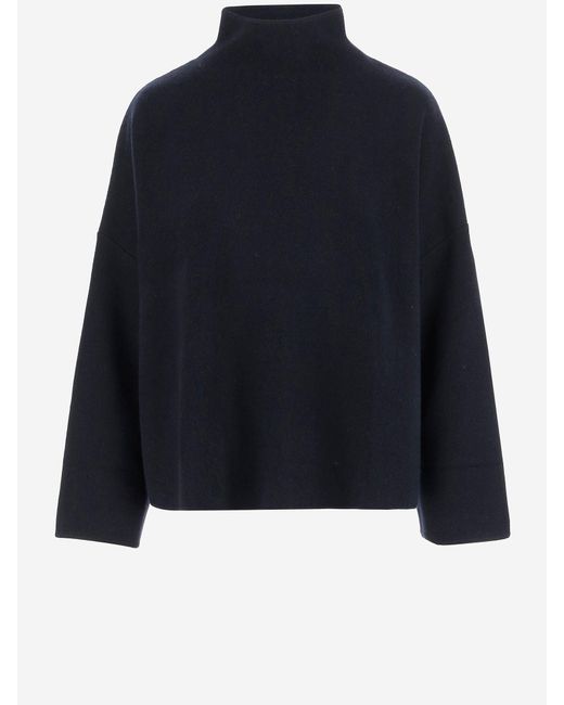 Allude Blue Anspielung Wolle und Kaschmirpullover