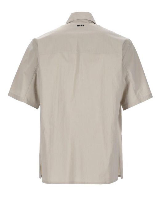 MSGM White Regular Solid Shirt for men