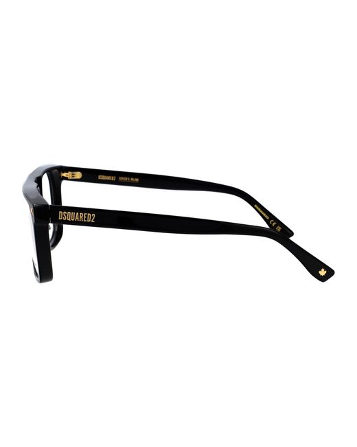 DSquared² Black Optical D2 0182 2 M2 for men