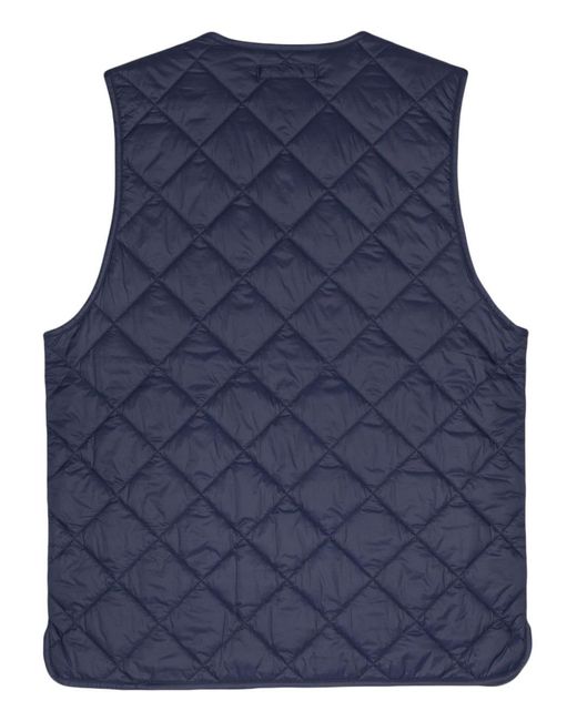 Baracuta Blue Miller Quilted Vest for men