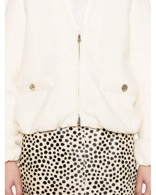 Gucci Natural Cotton Tweed Jacket