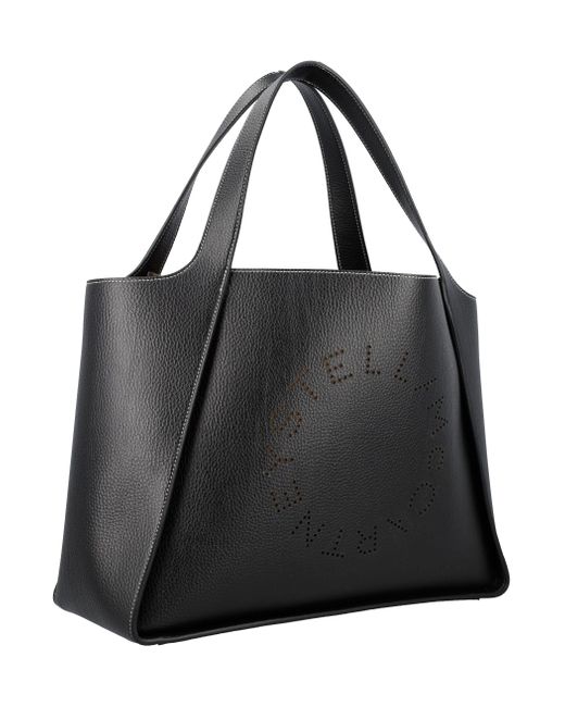 Stella McCartney Black Alter Mat Logo Tote