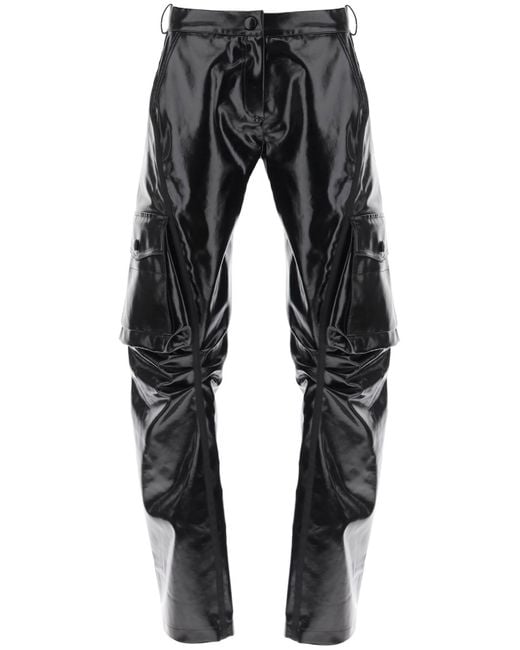 MVP WARDROBE Black Montenapoleone Cargo Pants