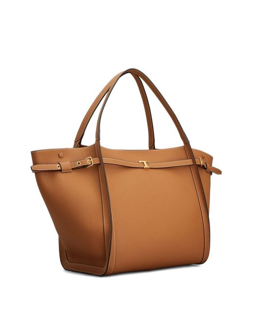 Tod's Brown Medium Leather Tote