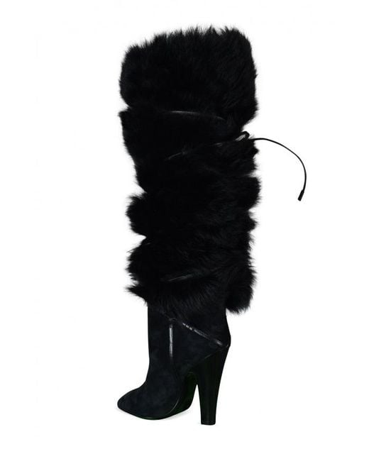 Saint Laurent Black Jokull Boots
