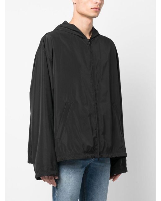 Balenciaga Windjack Met Logoprint in het Black