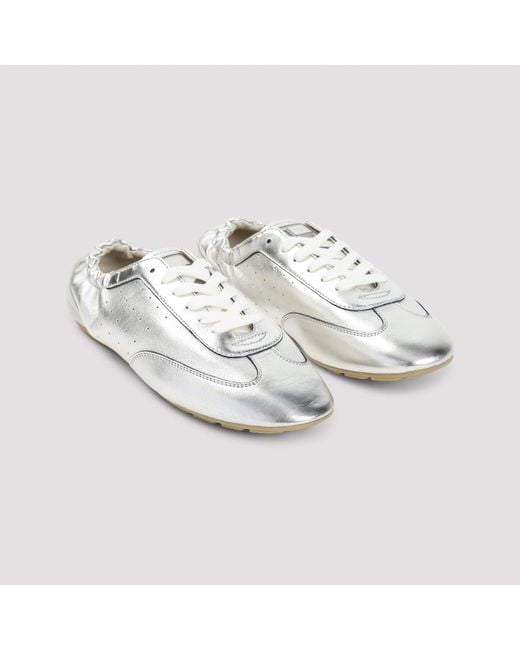 Saint Laurent White Lewis Sneakers