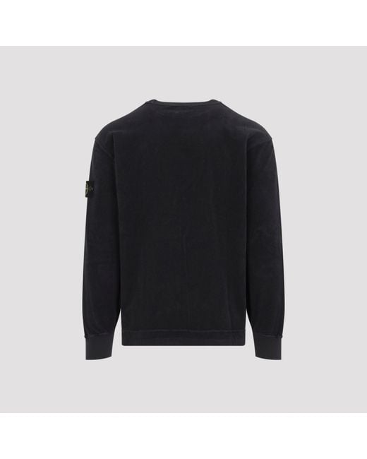 Stone Island Black Regular Sweatshirt for men
