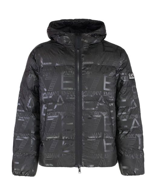 EA7 Black Coats for men