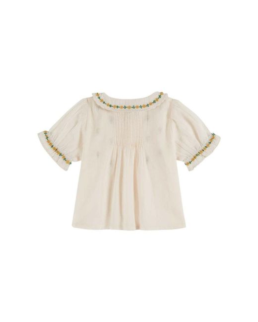 Emile Et Ida Natural Emile & Ida Blouse Brodee