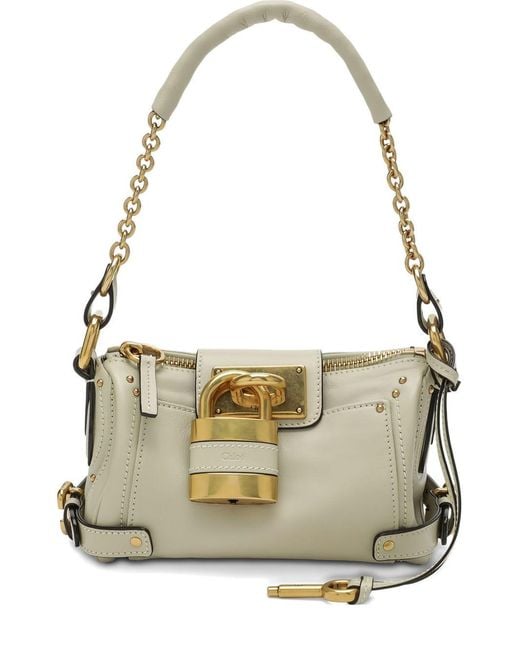 Chloé Metallic Paddington Small Leather Shoulder Bag