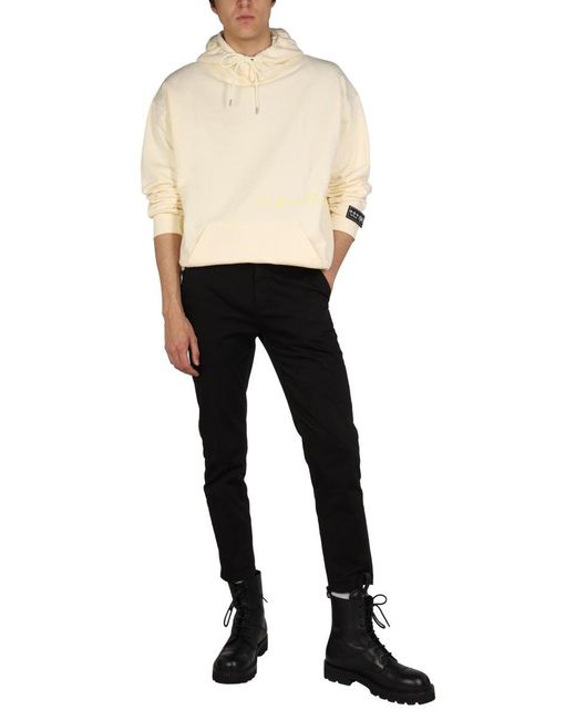 TATRAS X SFERA EBBASTA Natural Logo Print Sweatshirt for men