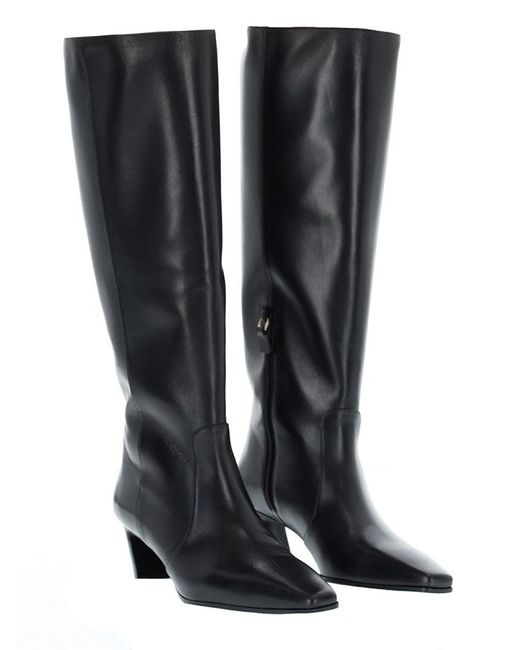 Stuart Weitzman Black Solid Stassi Boots