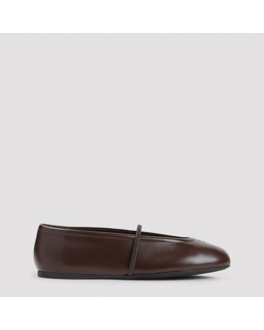 Miu Miu Brown Ballet Flats