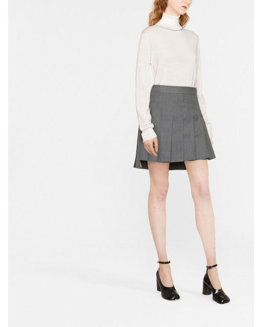 Maison Margiela White Turtleneck Wool Sweater