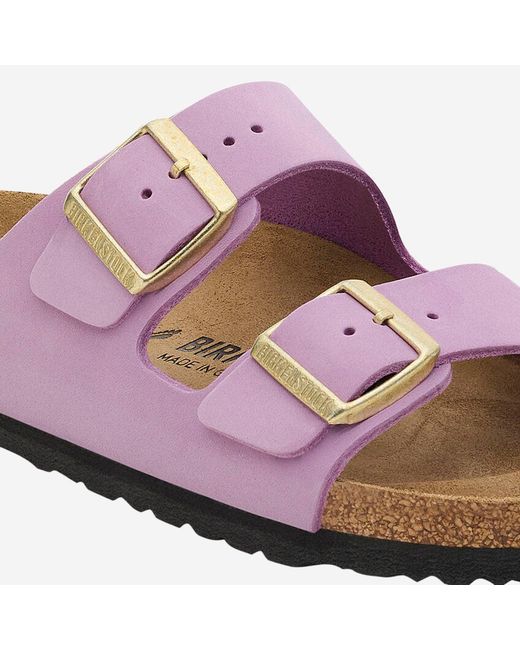 Birkenstock Pink Leather Sandals