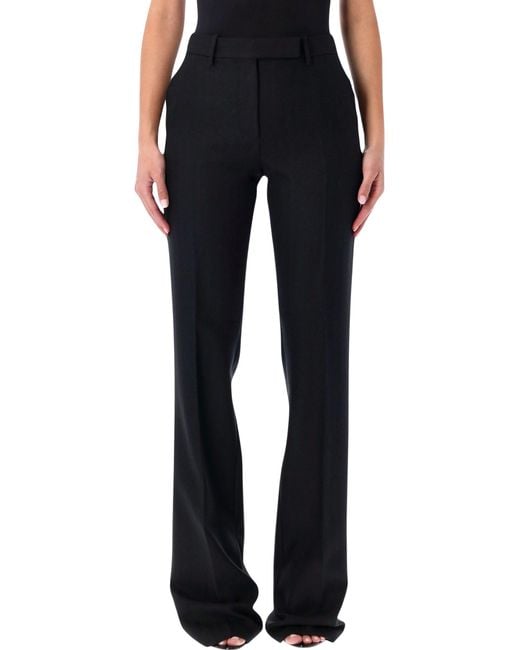 Tom Ford Blue Tailored Straight-Leg Trousers