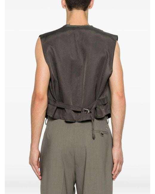 Magliano Gray Dawn Knotted Vest