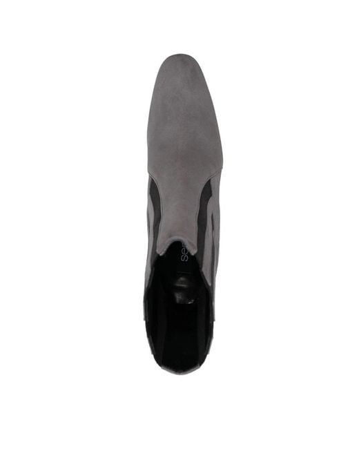 Sergio Rossi Gray Booties