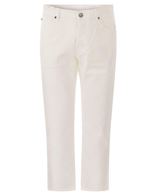 PT Torino Rebel Rechte Poot Jeans in het White voor heren