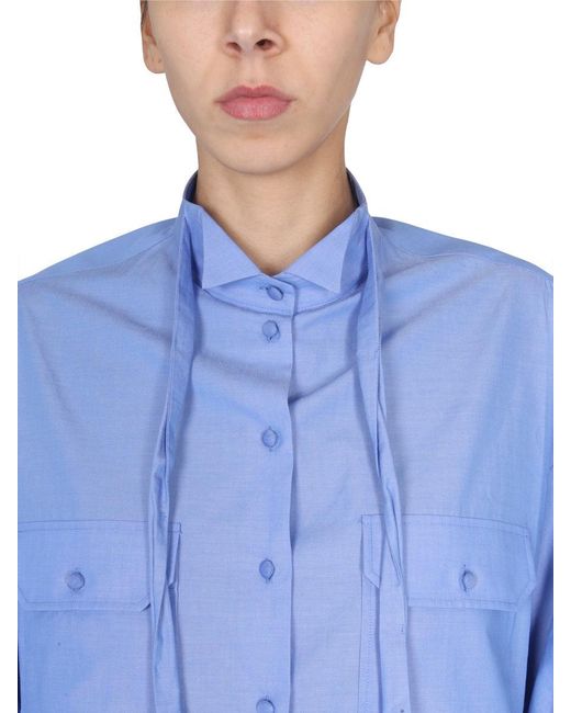 Jejia Blue Poplin Shirt