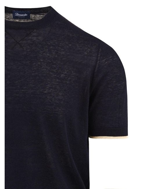 Drumohr Blue Sweaters for men